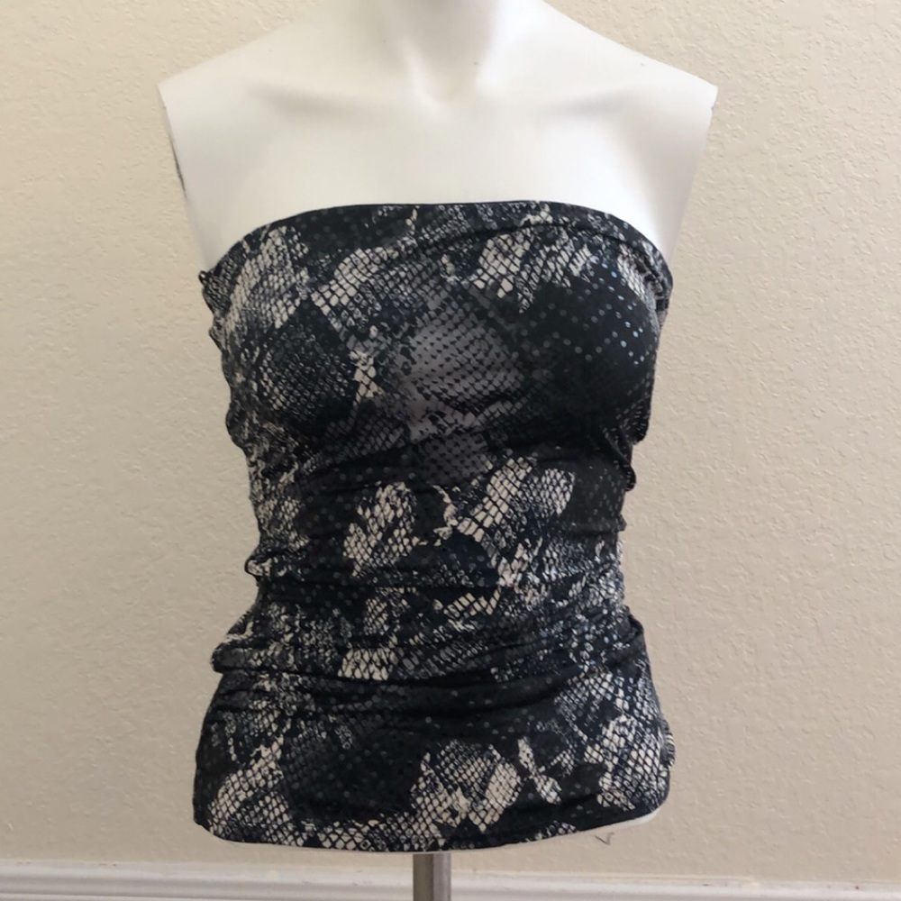 🔴 3 for $15 Sale Express Snakeskin Bodycon Strapless Tube Top